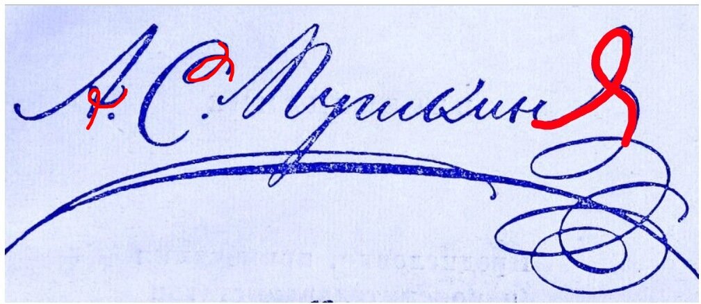 Подпись пушкина фото Подпись пушкина на прозрачном фоне Foto-Gadanie.ru