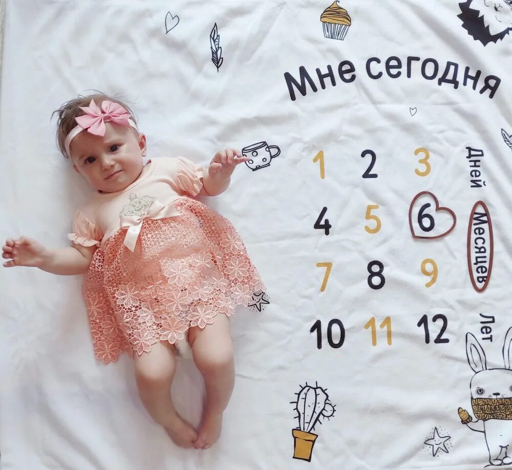 Подписать фото дочке месяц 7 месяцев доченьке - 24 ответов форум Babyblog