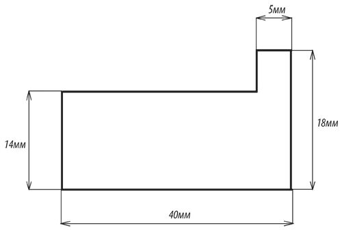 Подрамник своими руками чертежи Рейка деревянная для подрамника П40 (сечение 18х40 мм)