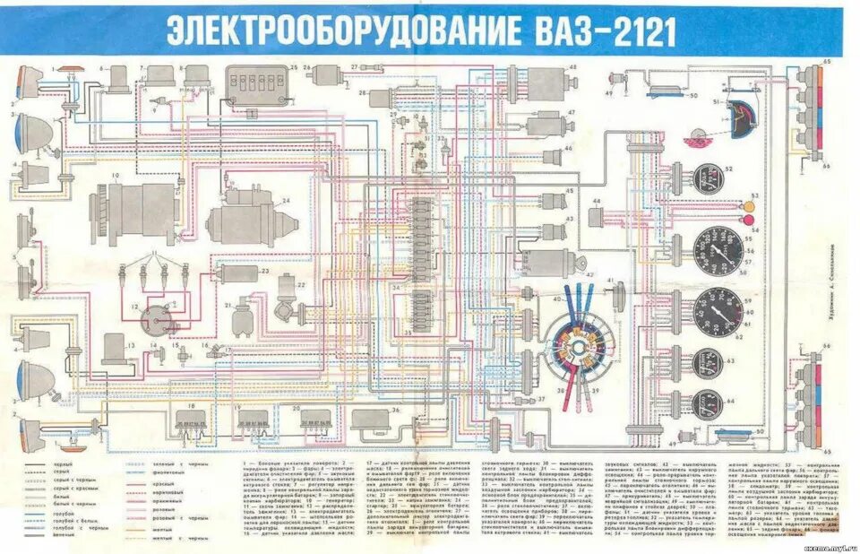 Подробная электросхема День 43.Проводка. - Автокам 3101, 1,6 л, 1990 года своими руками DRIVE2