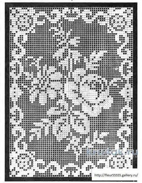 Подробные схемы филейного вязания крючком ВязаниеФилейное Fillet crochet, Filet crochet charts, Filet crochet