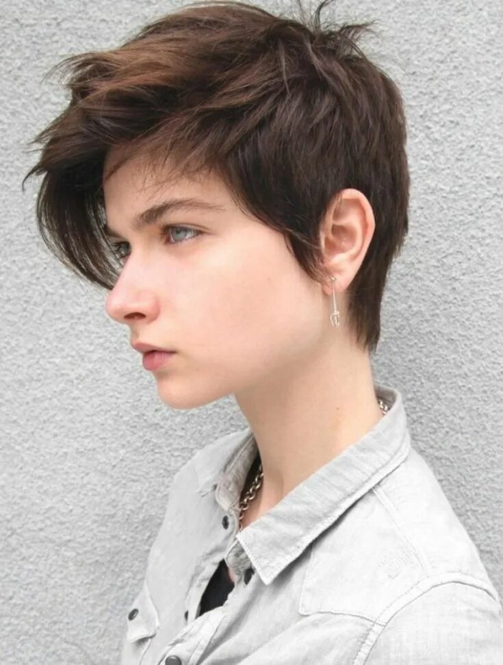 Подростковая прическа для девочки короткая 35 Tomboy Short Hairstyles to Look Unique and Dashing Tomboy hairstyles, Short h