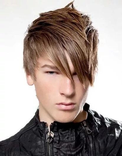 Подростковая стрижка с челкой cool celebrity mens haircuts Boy hairstyles, Hairstyles with bangs, Haircuts for