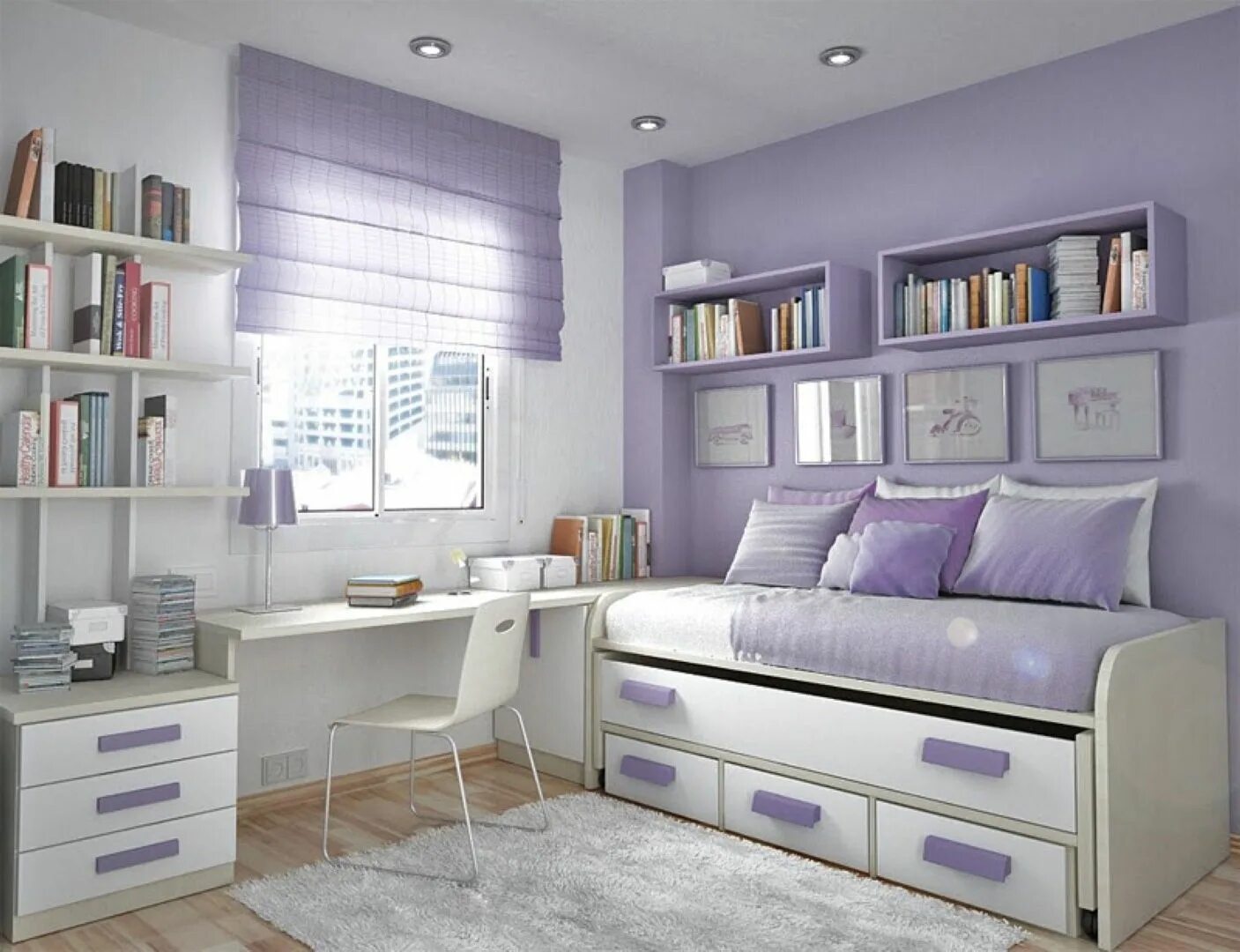 Подростковые комнаты для девочек дизайн интерьера teen rooms ideas purple & grey - Google Search Bedroom layouts, Bedroom wall col