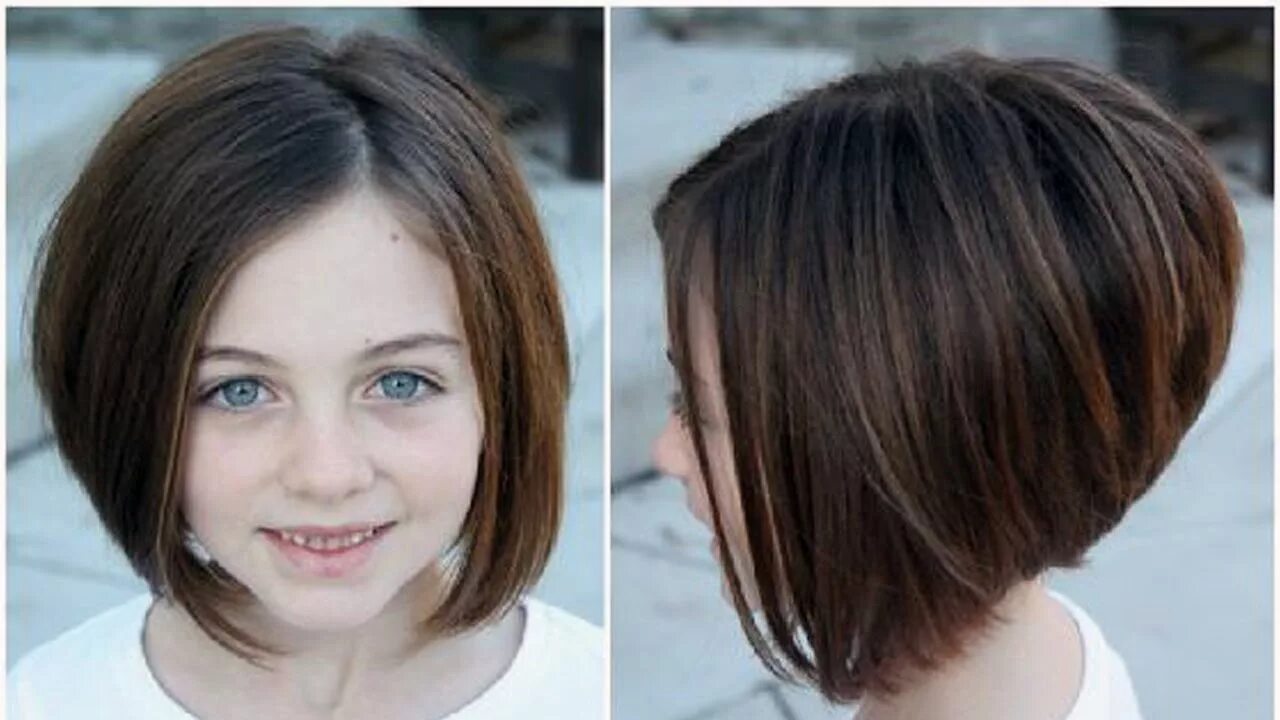 Подростковые стрижки каре Bob Haircuts for Little Girls - Girls Haircuts - YouTube