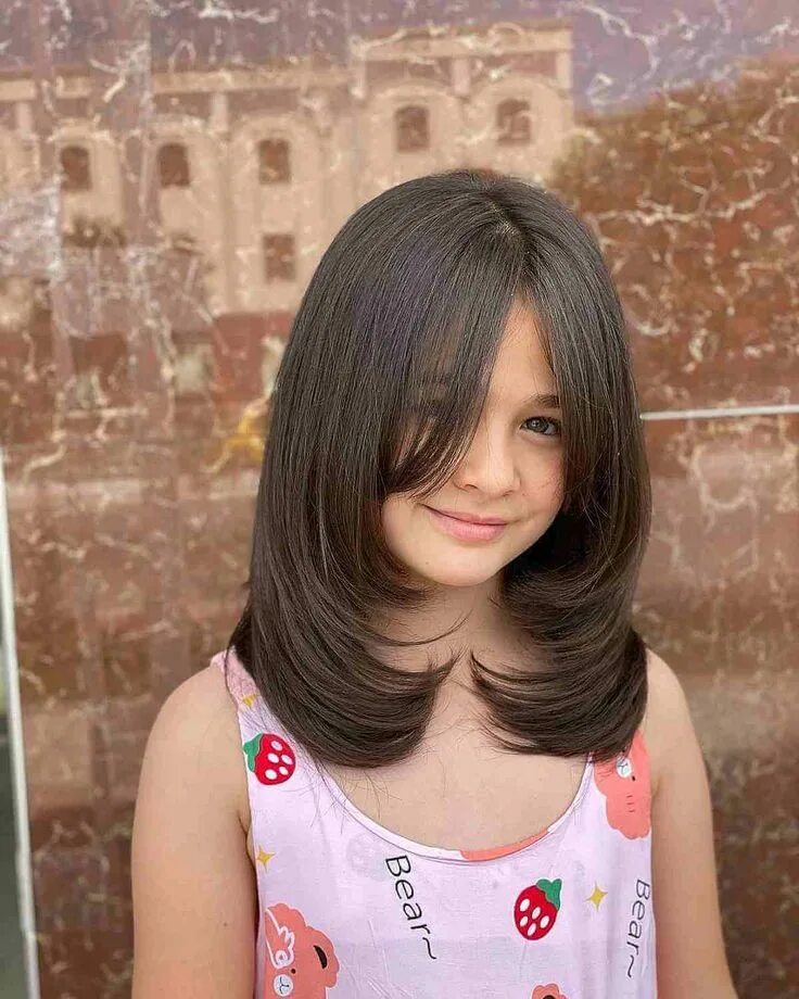 Подростковые стрижки на длинные волосы Pin on Kids hair cuts