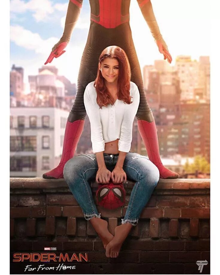 Подруга человека паука фото Peter and MJ Based on the reviews cant wait to see #spidermanfarfromhome !foll i