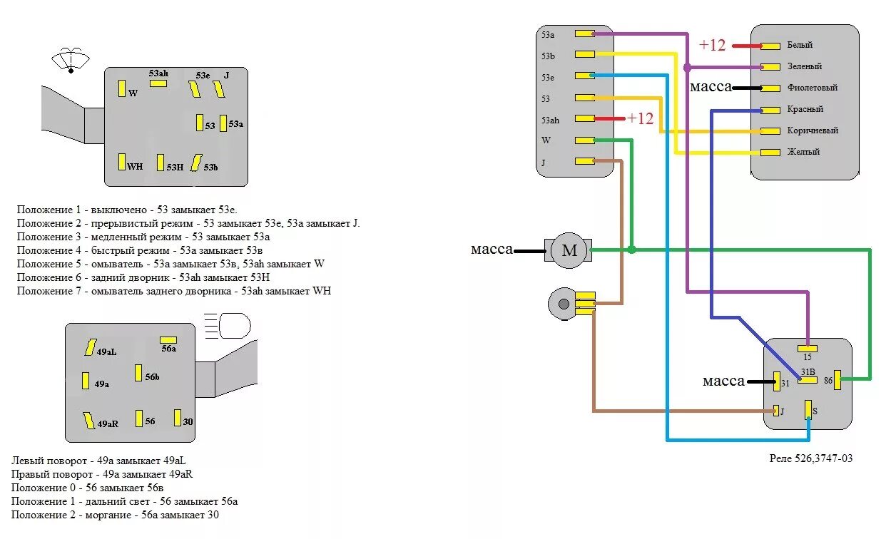 Подрулевой переключатель газель схема подключения Подрулевые переключатели. - УАЗ 3962, 2.9 л., 2003 года на DRIVE2