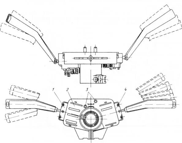 Подрулевой переключатель камаз схема подключения Подрулевой переключатель автомобиля "Москвич"