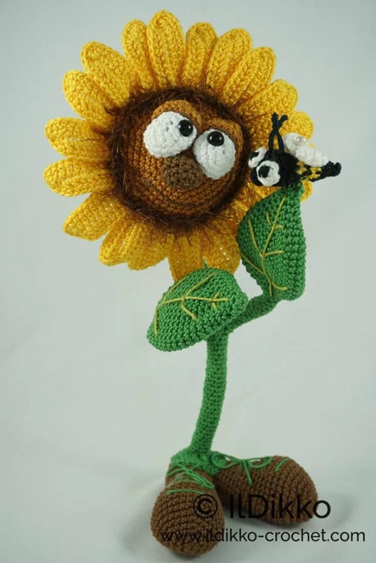 Подсолнух амигуруми крючком схема Amigurumi Pattern Sonny the Sunflower English Version - Etsy Amigurumi pattern, 