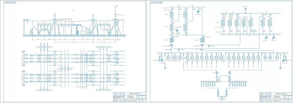 Подстанция схема расположения Подстанция 330/110/10 кВ - Чертежи, 3D Модели, Проекты, Энергетика