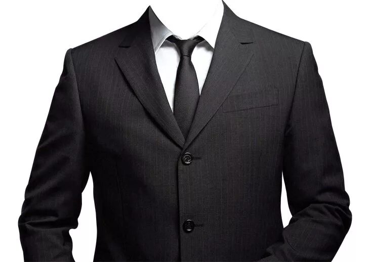 Подставить одежду на фото Suit PNG Image Formal attire for men, All black suit, Black and white suit