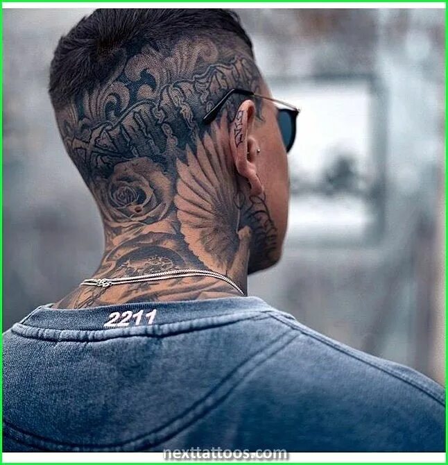 Подставить тату на фото Incredible Back of Head Tattoos for Men