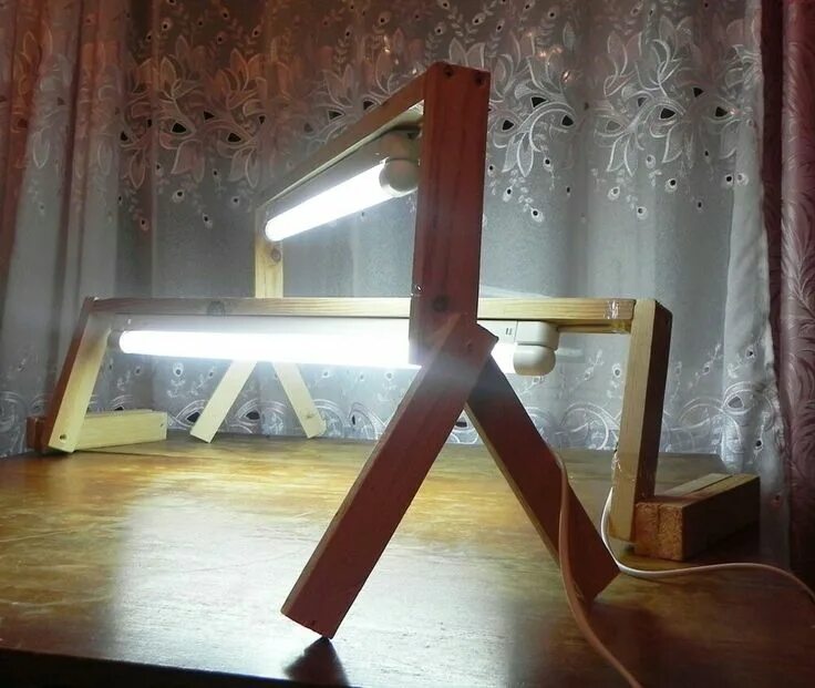 Подставка для светильника своими руками Pin by Vadym Lukavyi on DIY/Lamp Diy lamp, Mirror table, Entryway tables