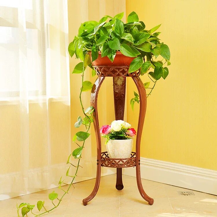 Balcony decorative flower shelf multi-storey household bonsai frame provincial s