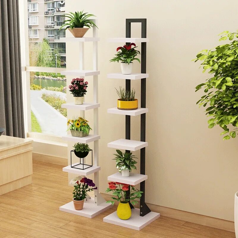 Balcony decorative flower shelf multi-storey household bonsai frame provincial s