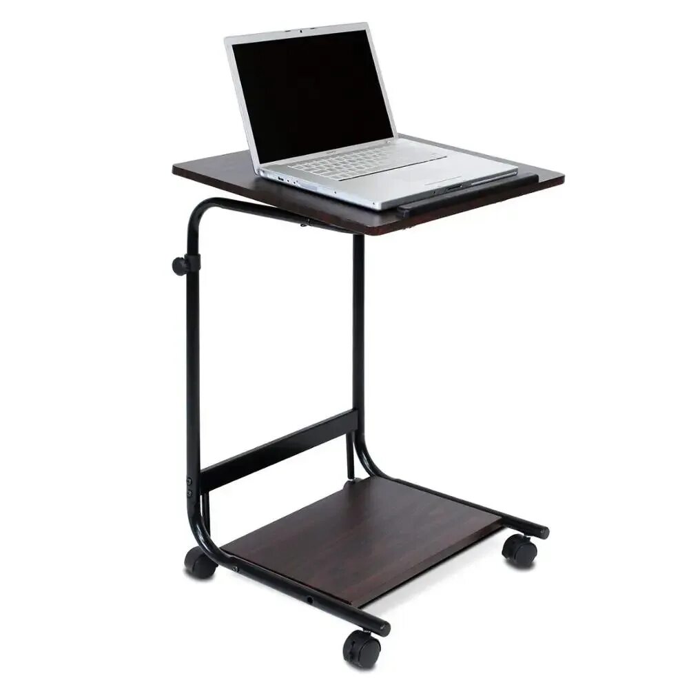 Подставки для ноутбука фото Portable folding table adjustable wooden laptop stand desk for office and home A