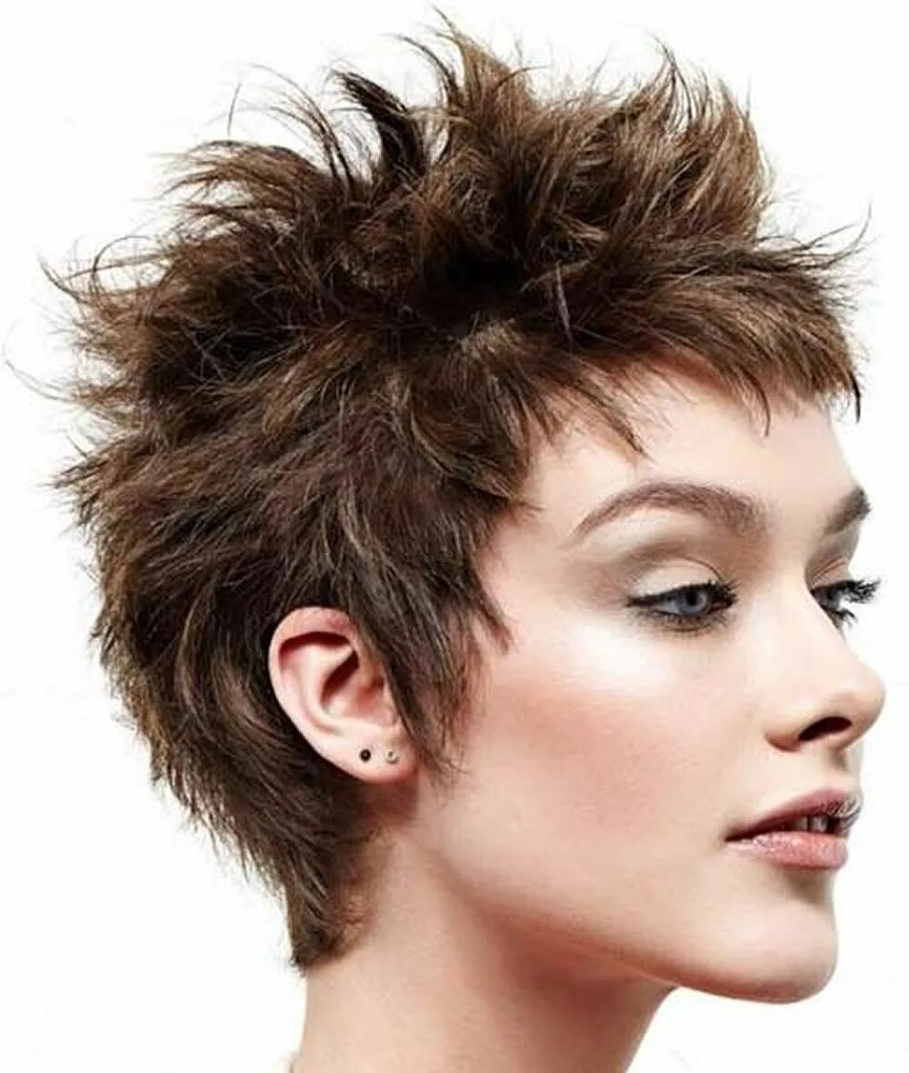 Подстричь короткую прическу Image result for short spikey hairstyles for women over 40-50 Short spiky hairst