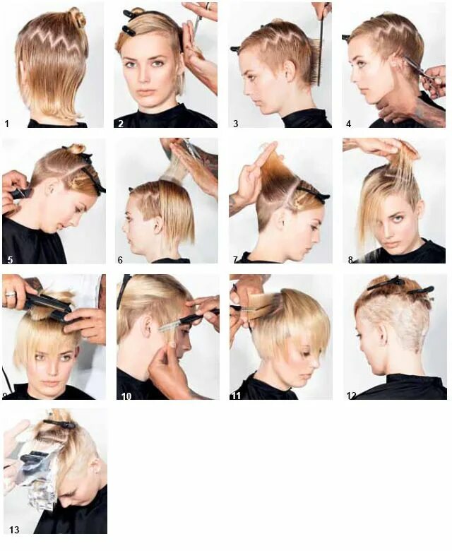 Подстричь короткую стрижку в домашних условиях corte de YURI Paso a Paso How to make hair, Hair cutting techniques, Hair cuts