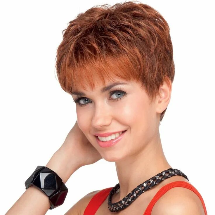 Подстричь короткую стрижку женскую View source image Short wigs, Remy human hair wigs, Short hair styles