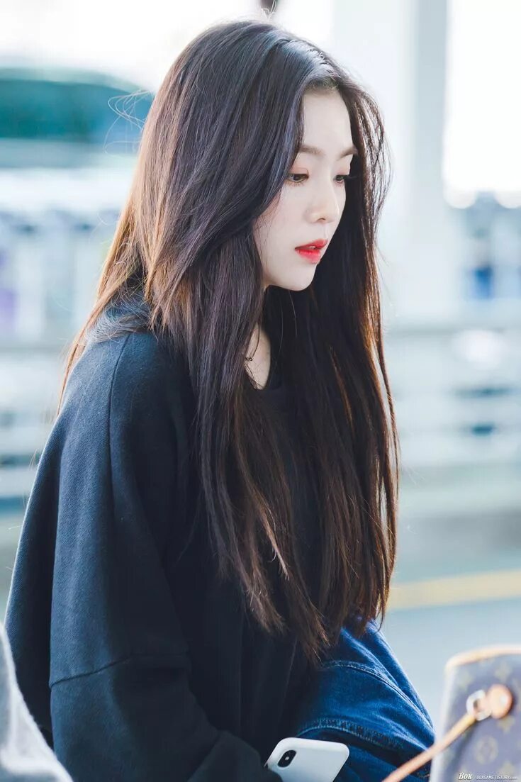 Подстричь прическу на длинные волосы корейские Pin by 47932 on Fav in 2020 Red velvet irene, Long hair styles, Red velvet