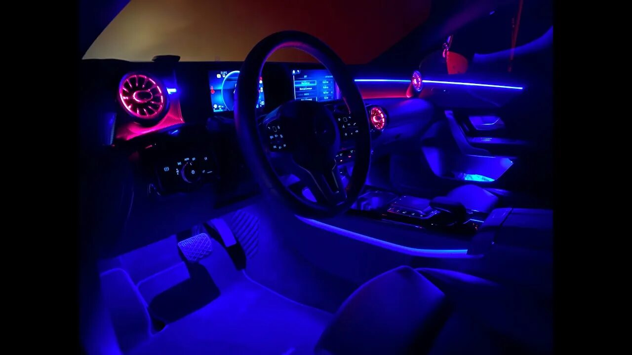 Подсветка мерседеса фото Комфортная подсветка ambient lighting мерседес что это - 82 фото