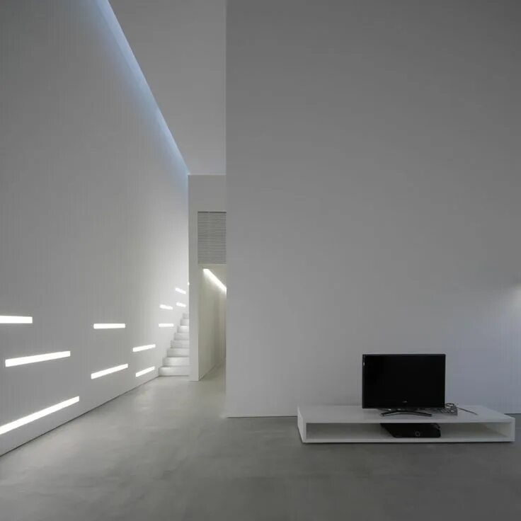 Подсветка стен в интерьере takashi yamaguchi & associates: parametric fragment Minimalism interior, Archite