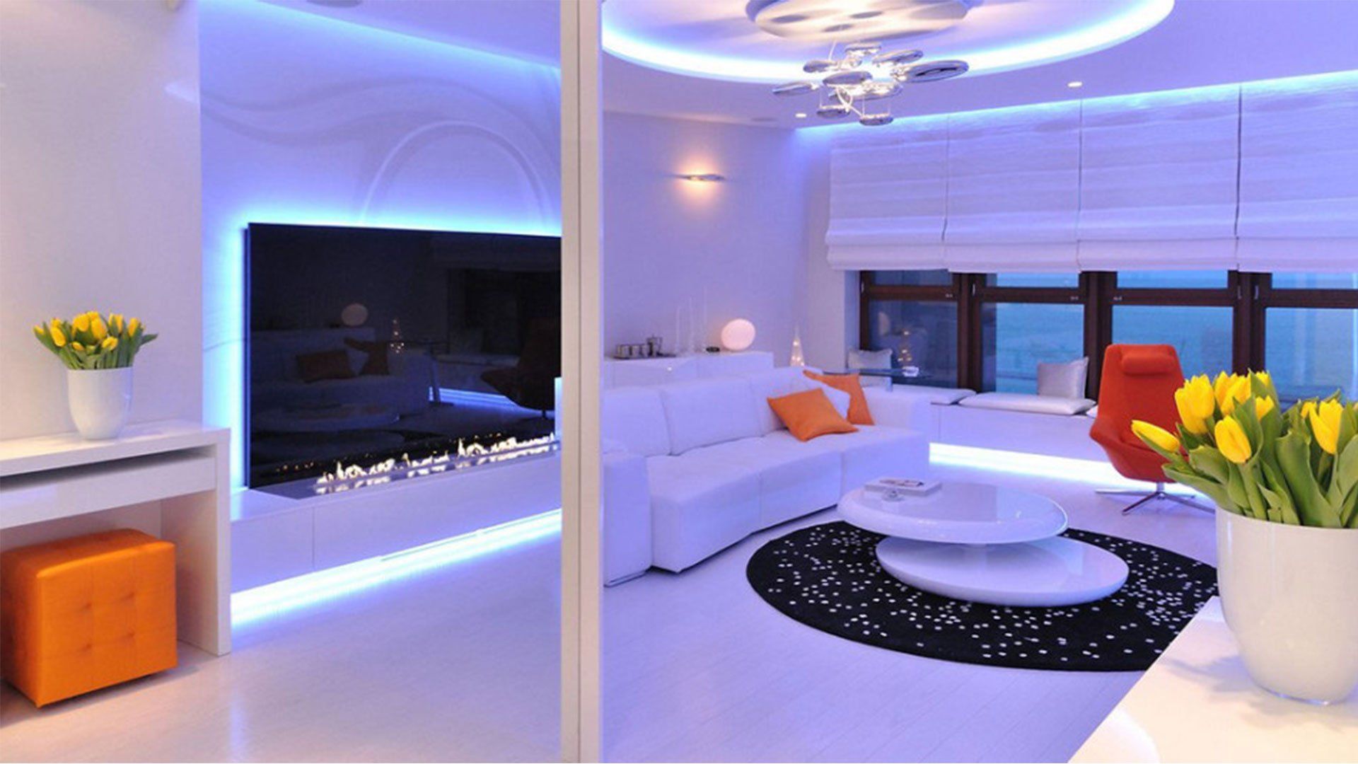 Подсветка в интерьере фото Modern living rooms and technology for it. Minimalist apartment interior, Modern