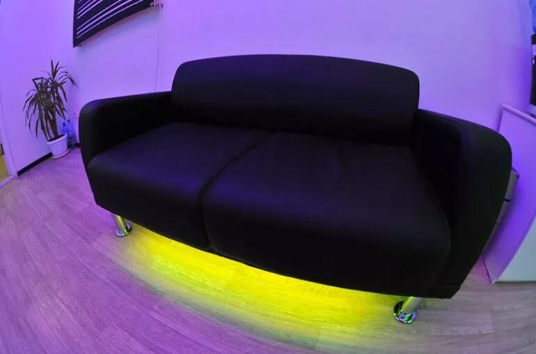 Подсветке дивана фото Подсветка мебели LED в Минске! Светодиодая подсветка кухонной мебели и фурнитуры