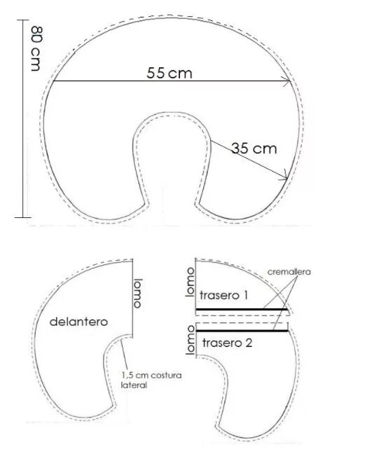 Подушка дорожная своими руками выкройка Aprende Hacer un Lindo Almohadon de Amamantar Y Embarazadas Baby sewing, Diy bab