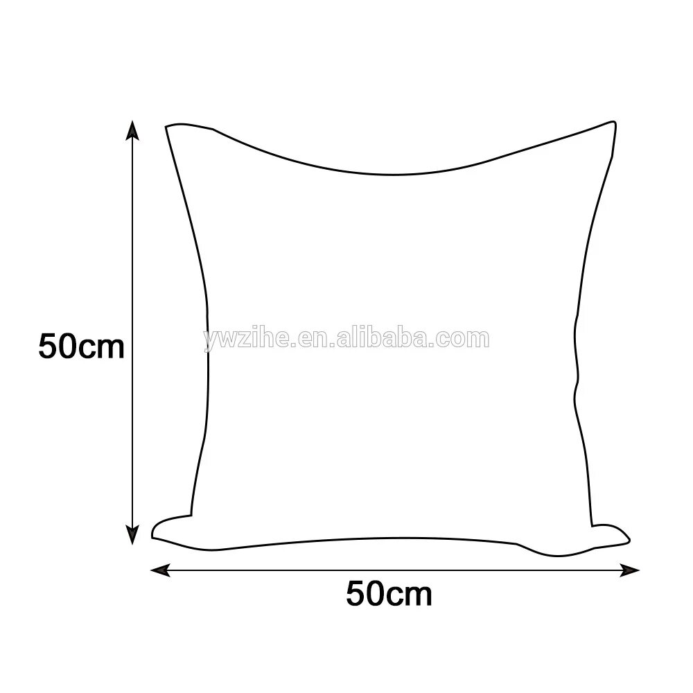 Подушка из ткани выкройки Panas 7 Warna Satin Sutra Lembut Sarung Bantal Kursi Bantal Kursi Sarung Bantal 