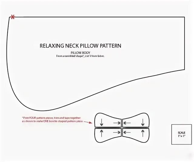 Подушка косточка выкройка Выкройка автомобильной подушки: найдено 89 картинок