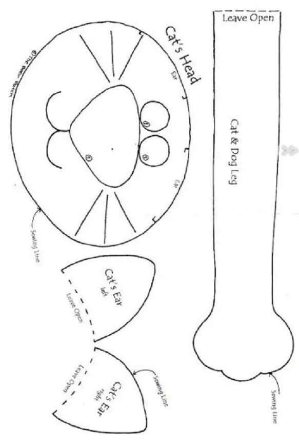 Подушка котик своими руками выкройка Подушка кот своими руками: выкройки, фото идеи, видео мастер-классы Sewing stuff