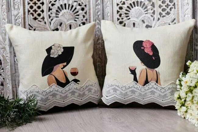 Подушка своими руками для декора Pin by Леди Вера on Бабушкин сундук... Throw pillows, Bed pillows, Pillows