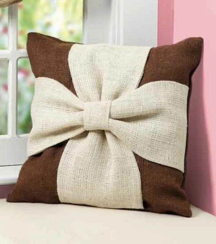 Подушки декоративные своими руками фото Sites-JoAnn-Site JOANN 1000 in 2020 Bow pillows, Burlap, Diy burlap