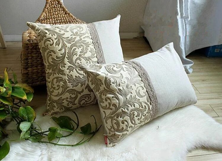 Подушки для дивана своими руками фото Fashion personalized coral velvet sofa cushion /lace cushions/baby pillows Pillo