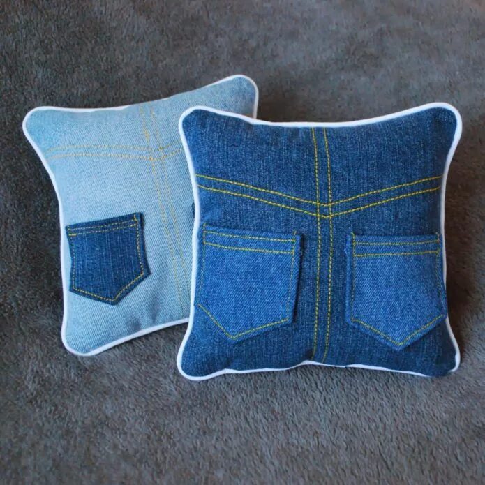 Подушки из джинс своими руками выкройки Подушки из джинсовой ткани Recycled jeans, Tooth fairy pillow, Tooth fairy