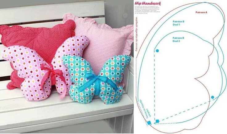 Подушки из ткани своими руками выкройки Cutest DIY Pillow Ideas - Page 2 of 4 Diy butterfly, Diy pillows, Butterfly pill