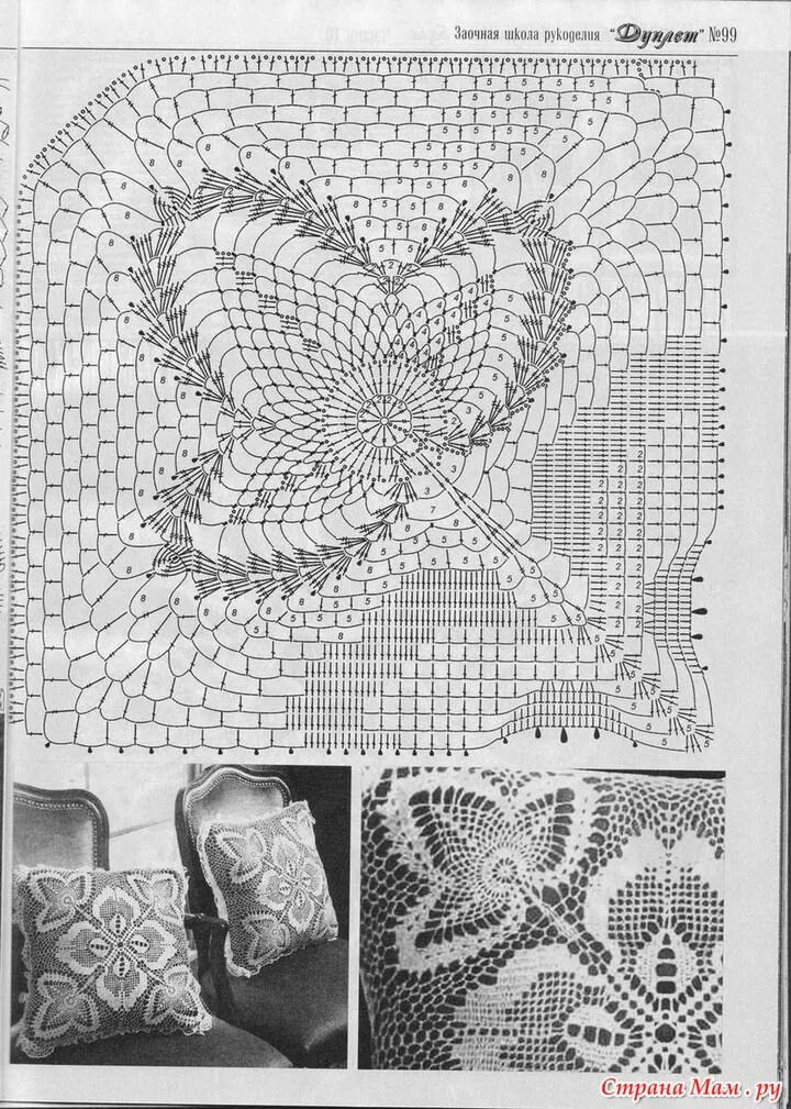 Подушки крючком просто и красиво схемы большие квадратные мотивы крючком схемы: 26 тыс изображений найдено в Яндекс.Кар