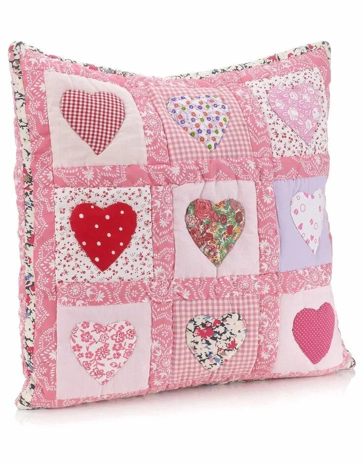 Подушки пэчворк своими руками выкройки фото interesting patchwork from monsoon Valentines pillows, Sewing pillows, Sewing cu