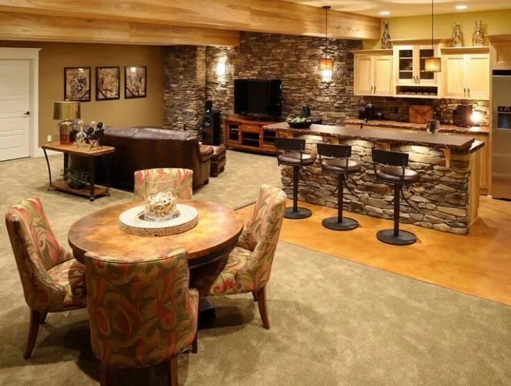 Подвал дома дизайн 45+ Clever Basement Bar Ideas We Truly Love Basement bar designs, Rustic basemen