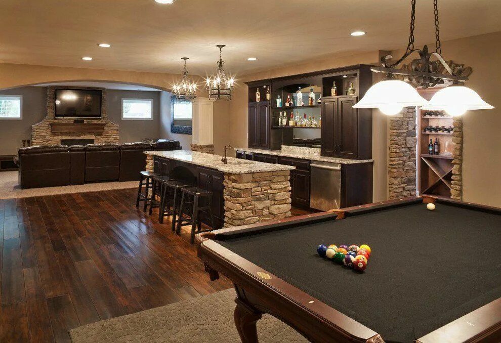 Подвал дома дизайн 30 Cool Ways to Decorate Your Basement Basement design, Dream house, House desig