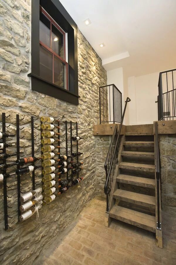 Подвал в частном доме фото варианты 10 Practical Wall Mounted Wine Racks