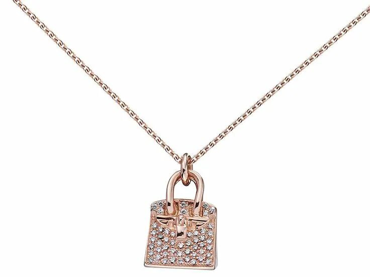 Подвеска сумочка You Can Now Wear Tiny, Diamond-Encrusted Hermès Bags Around Your Neck - PurseBlo