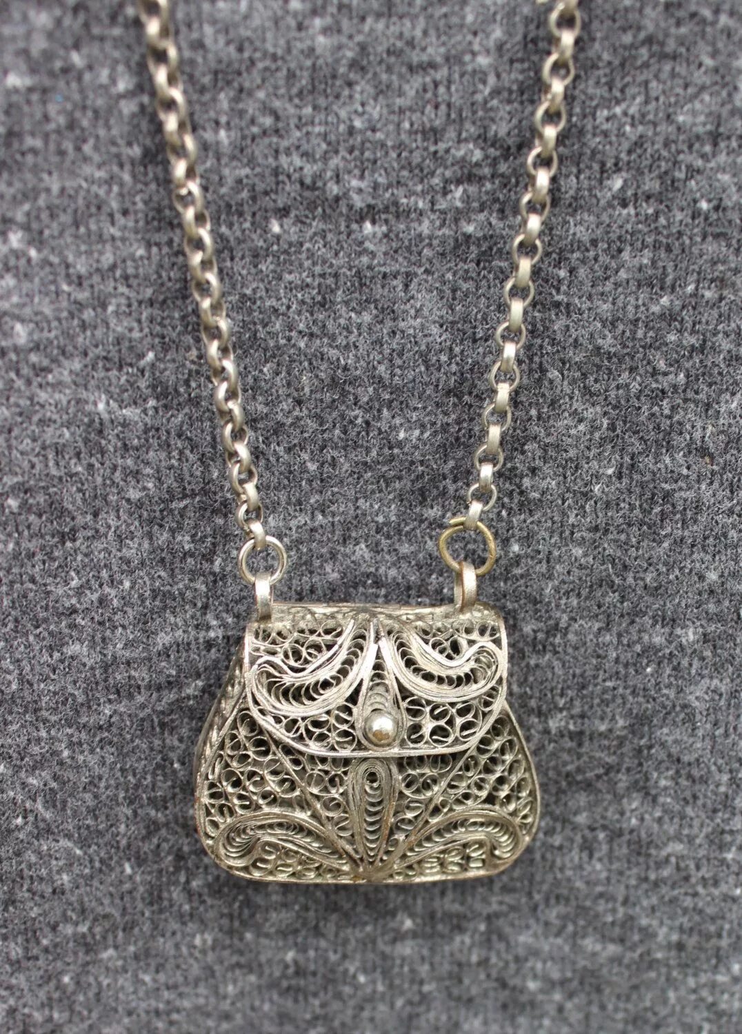 Подвеска сумочка Purse Locket Necklace