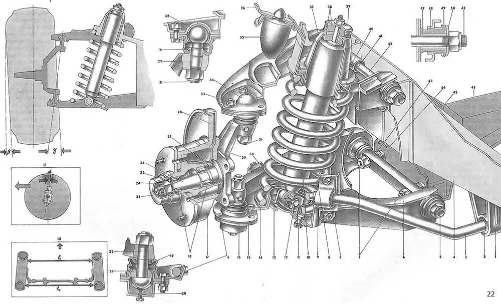 Подвеска ваз 2107 схема с описанием Ремонт передней подвески ВАЗ-2107