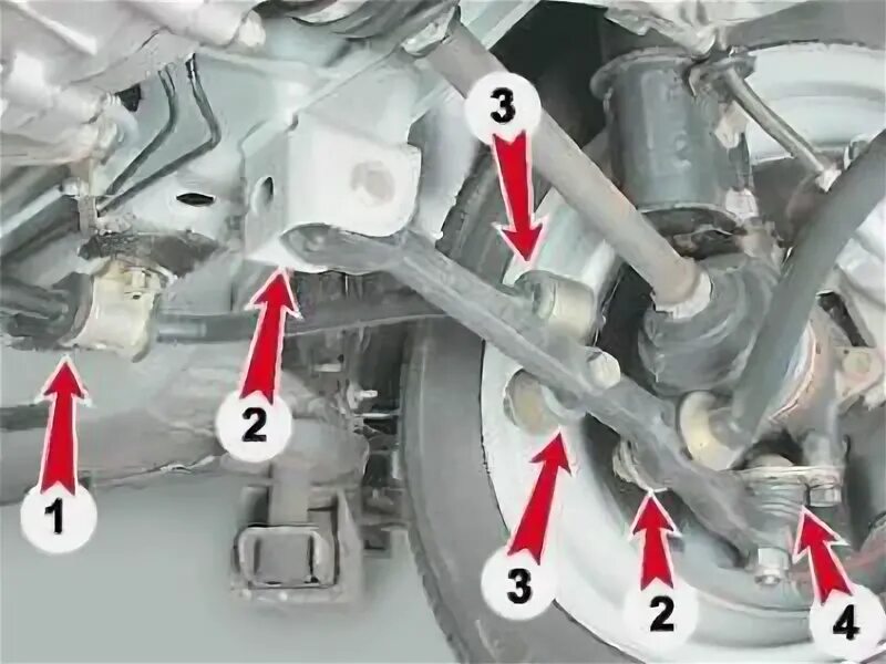 Подвеска ваз 2110 схема фото Front suspension - check of technical condition (VAZ-2112 "LADA" 1999-2007 / Cha