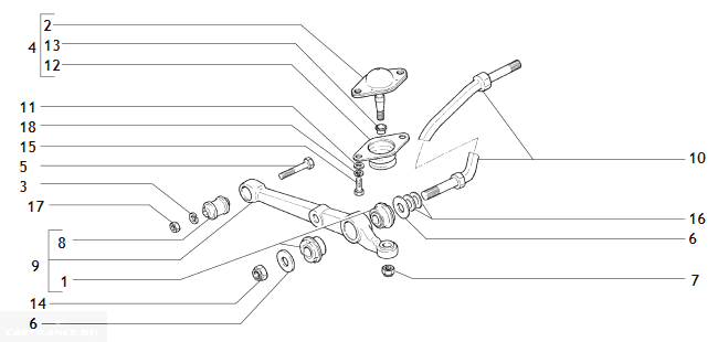 Подвеска ваз 2112 схема Передняя подвеска ВАЗ-2112 и какие детали в нее входят:фото схема