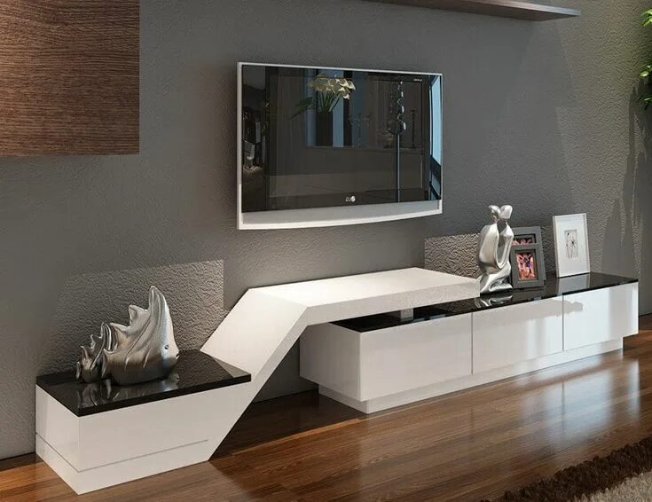 Подвесная тумба в интерьере гостиной My very first pin :) Tv unit furniture design, Tv unit interior design, Wall tv 