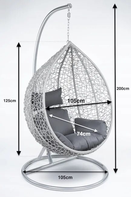 Подвесное кресло инструкция по сборке Купить ПОДВЕСНОЕ САДОВОЕ КРЕСЛО Swing Cocoon Basket XXL: отзывы, фото и характер